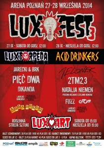 Luxfest 2014 - plakat
