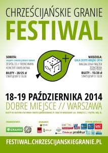 4. Festiwal Chrześcijańskie Granie - plakat