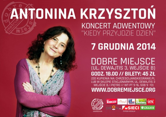 Koncert Antonina Krzysztoń w Dobrym Miejscu