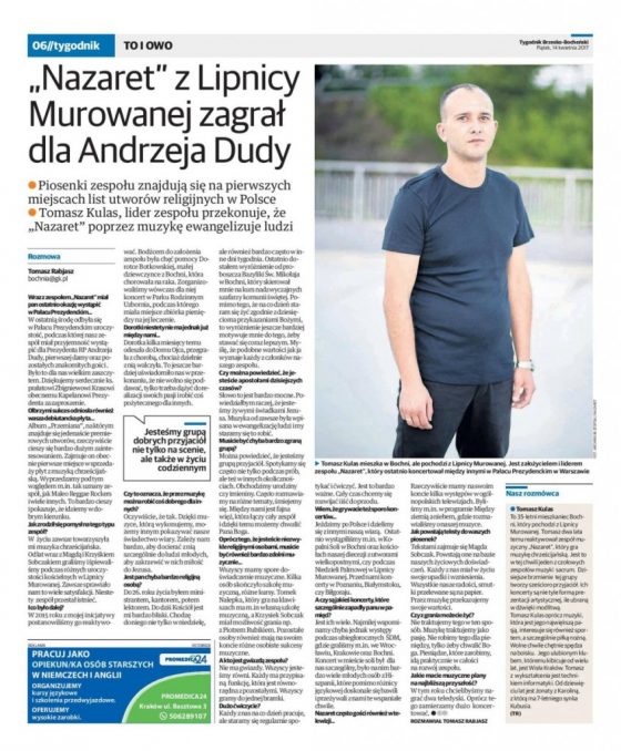 Nazaret - wywiad Gazeta