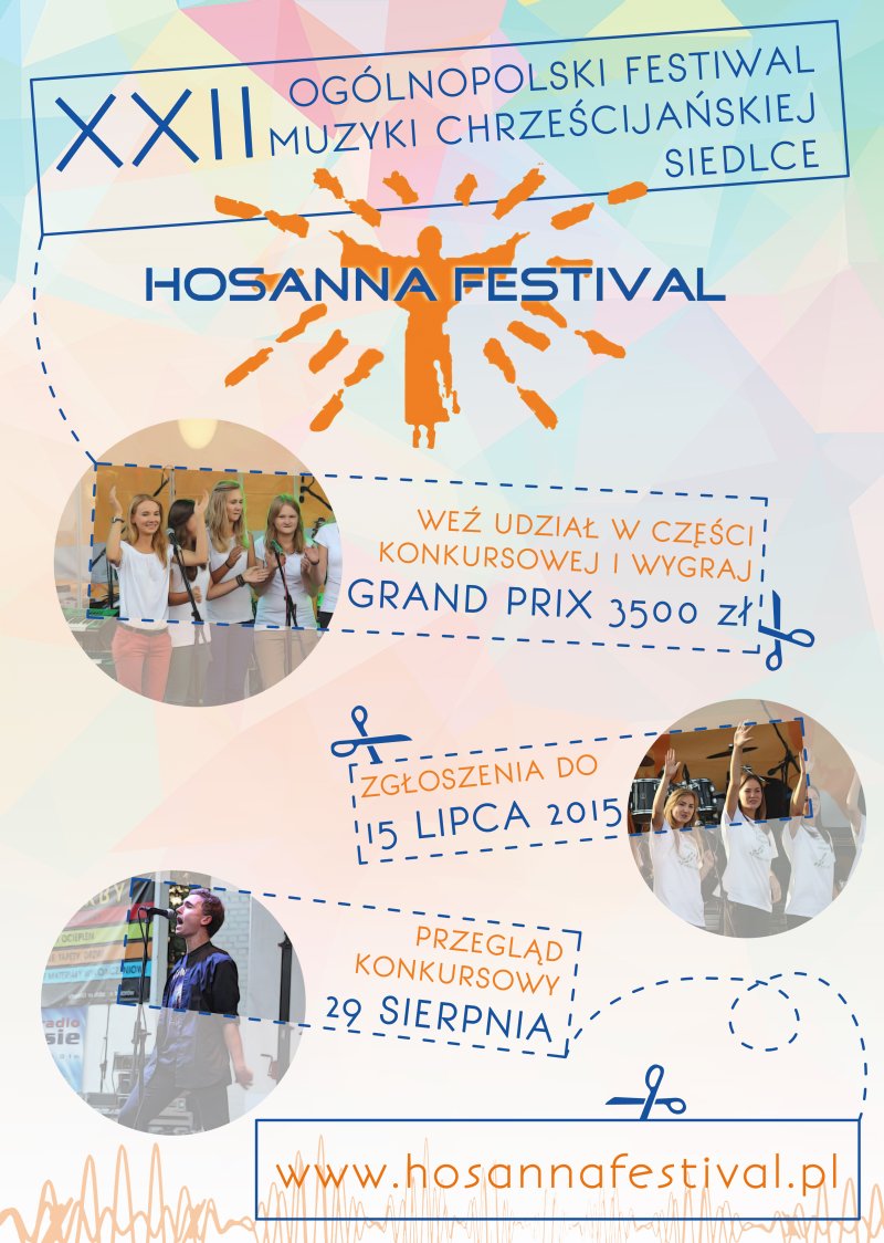 Hosanna Festival 2015 - plakat